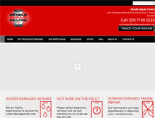 Tablet Screenshot of mobilerepaircentre.com